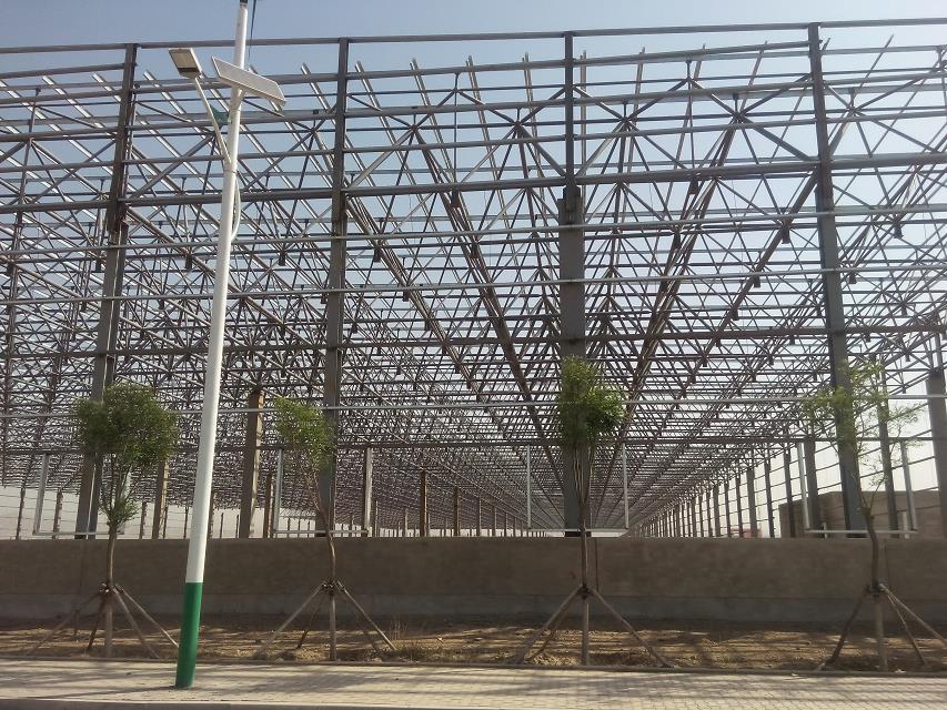 莱西汽车工业厂房网架